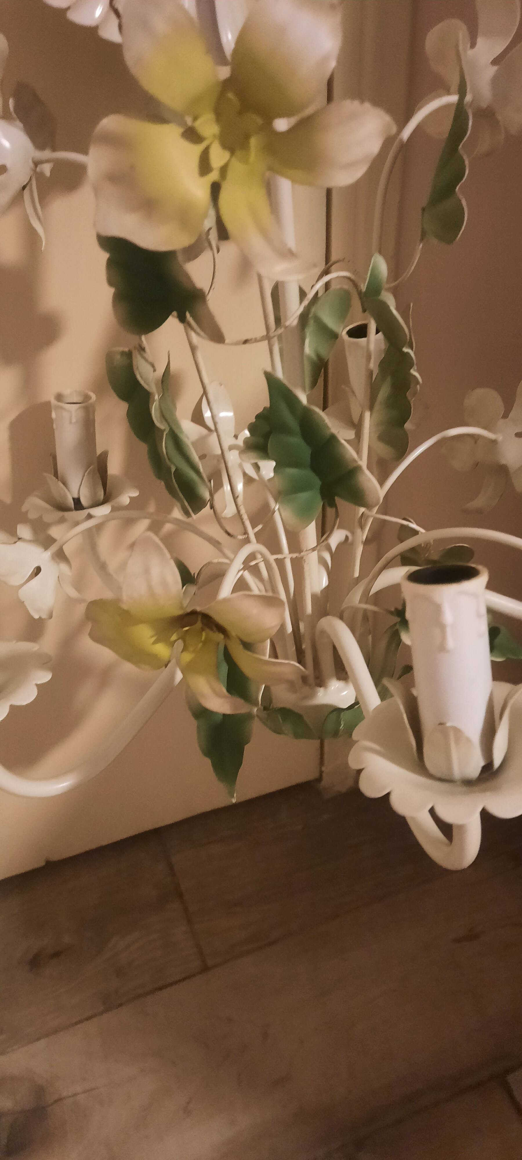 Vintage floral chandelier