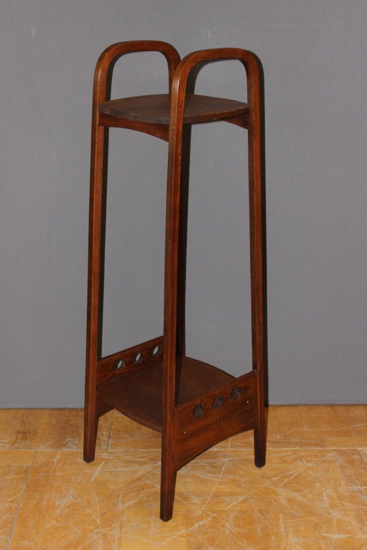 Sellette By Josef Hoffmann In Curved Wood