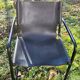 4 Matteo Grassi armchairs in black leather