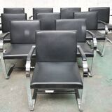 Suite de 8 fauteuils de bureau BRNO, Knoll