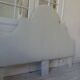 160 headboard upholstered in off-white bouclé fabric