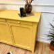 Buffet parisien vintage jaune miel