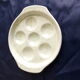 9 plates with 6 gien earthenware snails diam 14.5 cm