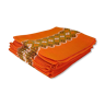 Serviettes de table tissu orange 70