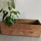 Wood advertising box "Auvergne dairy"