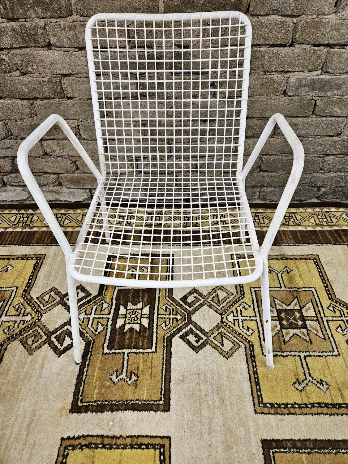 Set of 6 chairs and 1 rocking chair Rio by Emu 1960