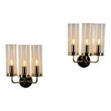Hans-Agne Jakobsson Wall Lamps “Sonata” Model V 169/3 Markaryd, Sweden, 1960s