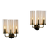 Hans-Agne Jakobsson Wall Lamps “Sonata” Model V 169/3 Markaryd, Sweden, 1960s