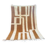 Tapis berbère en laine tissé main traditionnelle taille 1,5/2,5 m