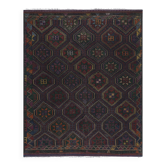 Tapis vintage turc de oushak tissé à la main 228x292 cm