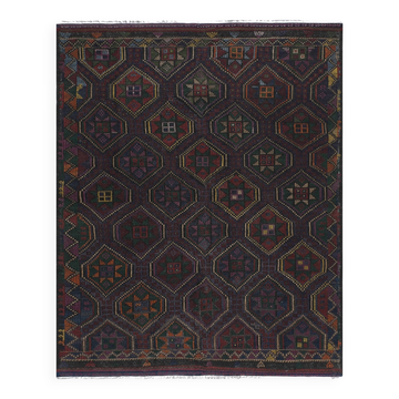 Vintage Turkish Oushak Rug Handwoven 228x292 cm