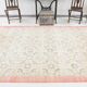 Tapis 7x10 pour salon, tapis turc à fleurs Beige, 203x303Cm SK20555