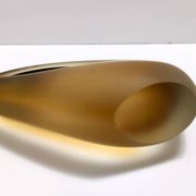 Etched Sommerso Murano Glass Basket or Vase by Archimede Seguso, Italy