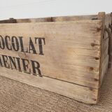 Caisse publicitaire ancienne "Chocolat Menier "