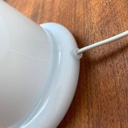 Lampe de table Apoteker en verre danoise vintage par Sidse Werner pour Holmegaard