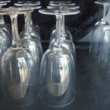 Set of 16 crystal glasses including 12 crystal glasses.