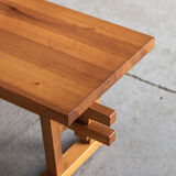 Dining set of 3 in solid oregon pine