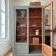 Parisian glass cabinet (renovated)