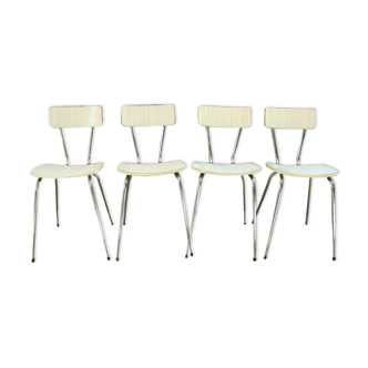 Set of four 60 vintage banches chairs