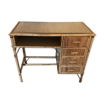 Vintage rattan office