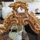 In-between wood stucco mirror Golden STYLE LOUIS XV trumeau ice decoration Castle