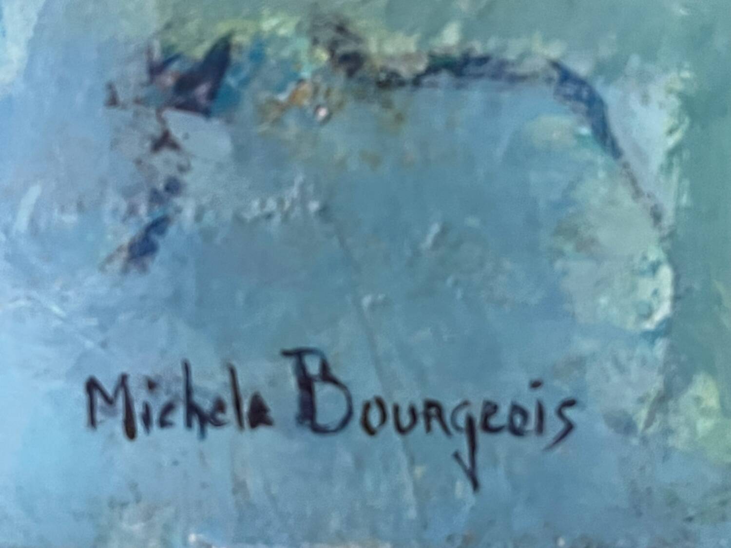 Painting: Oil on canvas - contemporary landscape