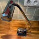 Lampe art déco métal chromé