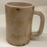 Four enameled ceramic cups Galerie Palissy in Vallauris