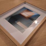 Modern abstract architecture framed photo