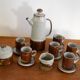 Service à café vintage grès émaillé made in Japan 60s