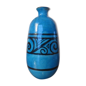 Vase  raoul lachenal - bleu