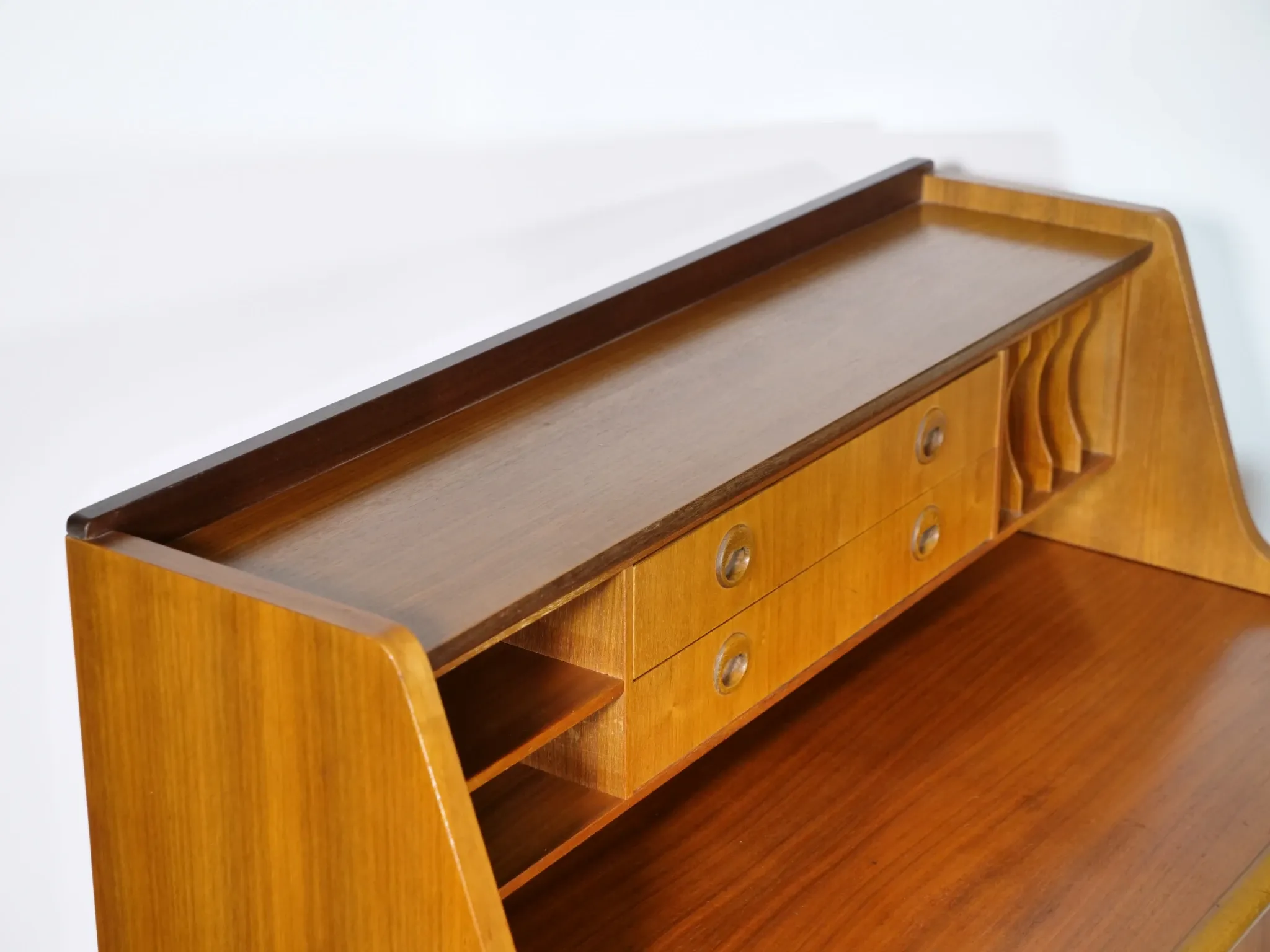 Bureau secrétaire danois en teck, années 1960