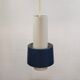 Old Danish design lamp in white/gray and blue colours - Denmark 60's