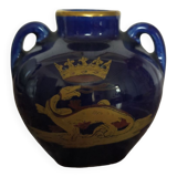 Small faience vase Blue of Tours