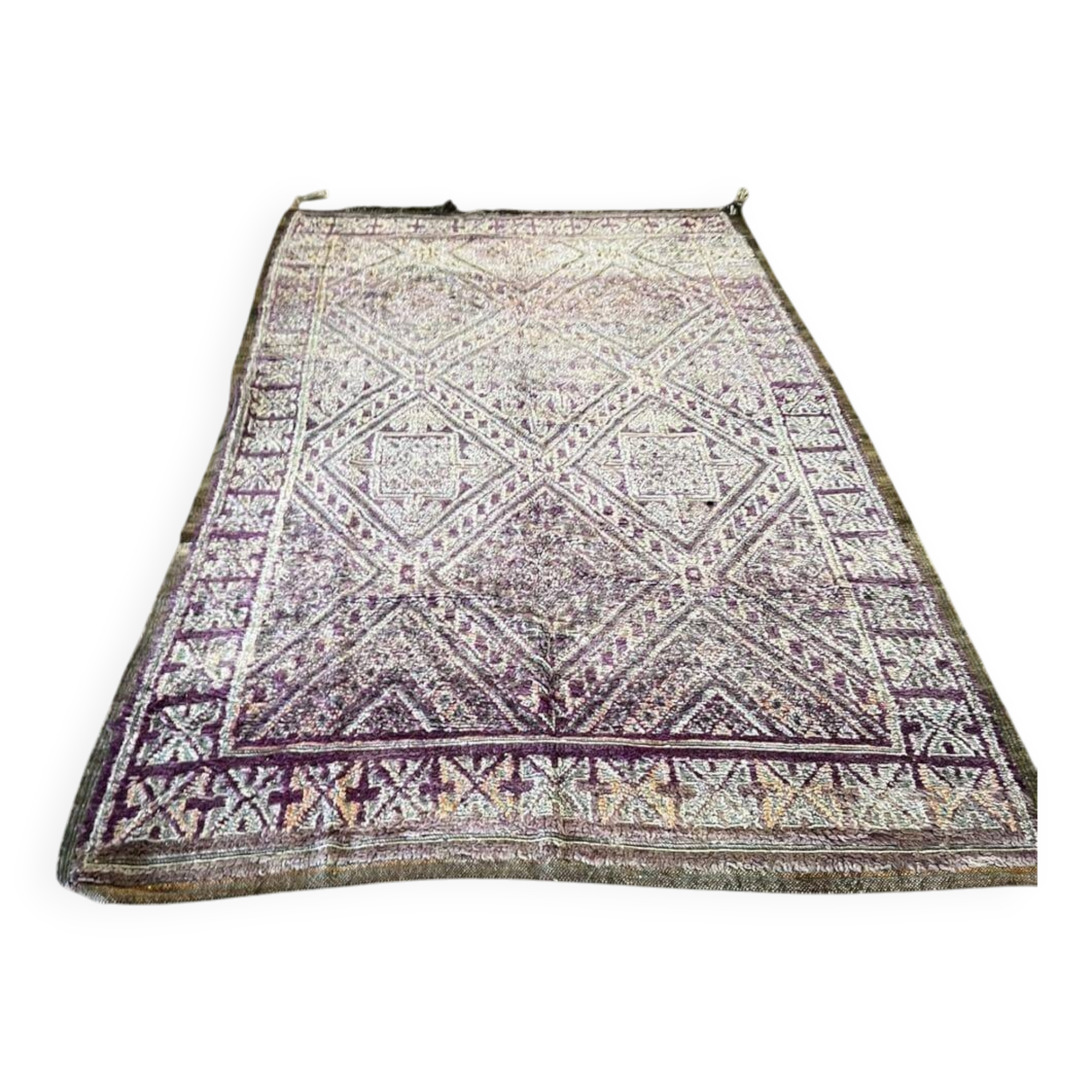 Vintage XL Moroccan wool rug