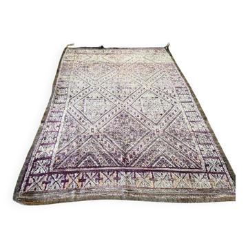 Tapis en laine vintage XL marocain