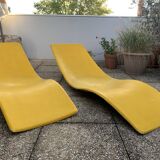 Pair of sunbathing Charles Zublena for Club Meditérannée