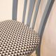 Chaise vintage bleue des années 1960