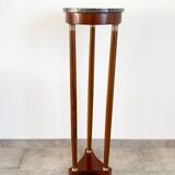 Athenian mahogany and marble side table, Empire style, early 20th century