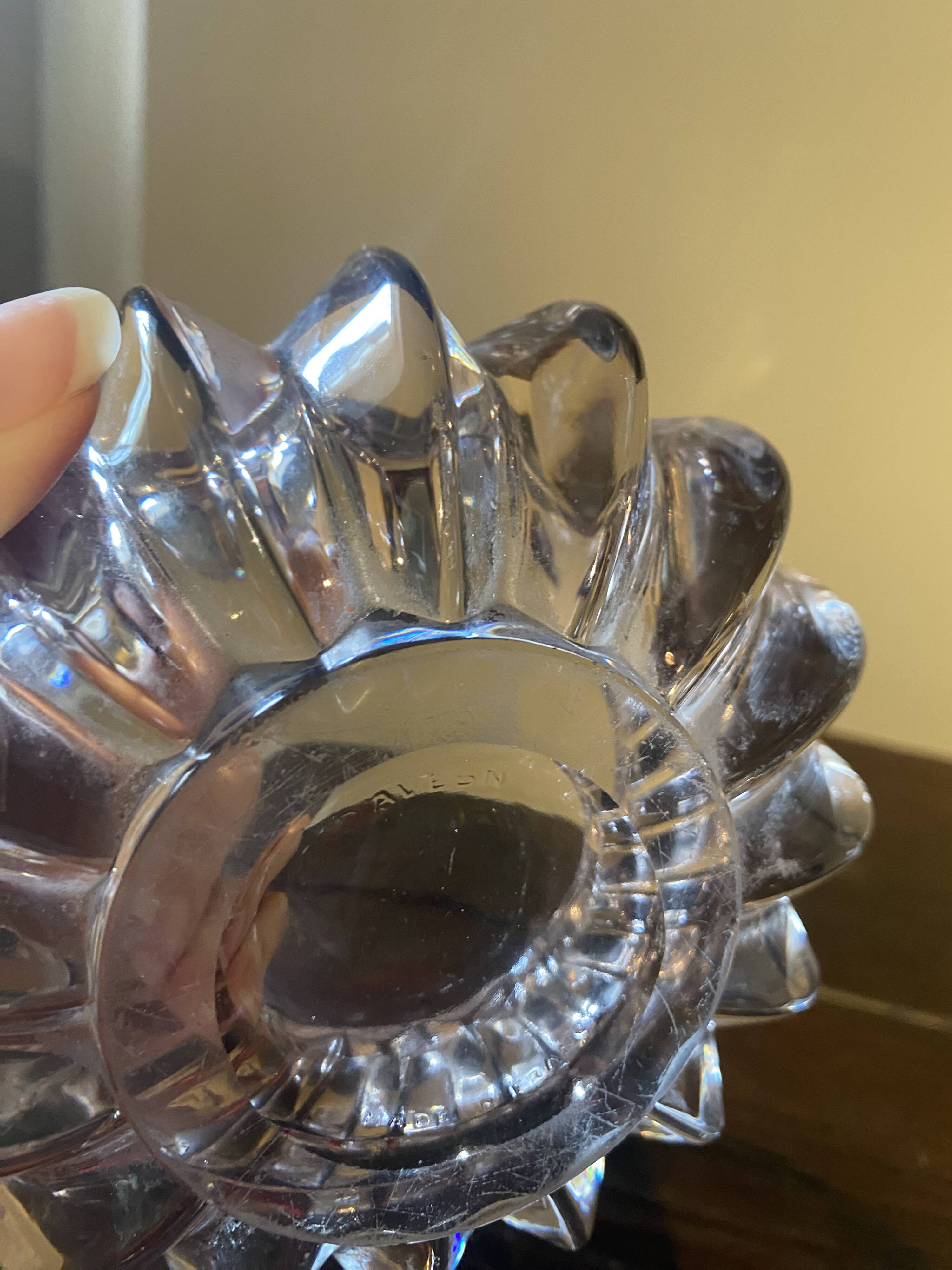Avesn cut crystal ashtray