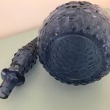 Carafe empoli purple mauve small bubbles hobnail