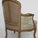 Fauteuil bergère de style Louis XV