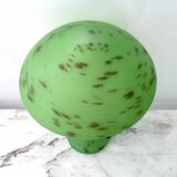 Lampe champignon art déco pâte de verre