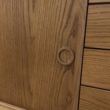 Vintage sideboard, 2 doors, 4 drawers, Quilda