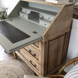 Pickled oak desk