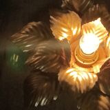 Gold Masca flower wall light