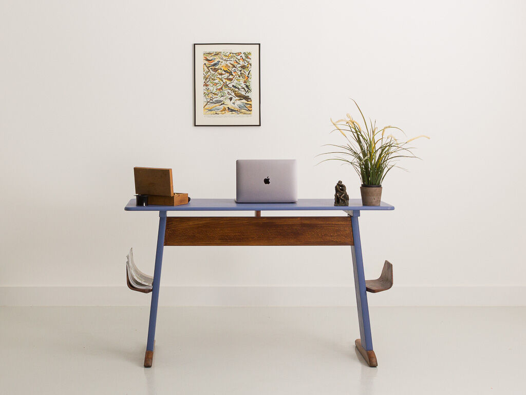 Casala school desk in solid beech, circa 1960