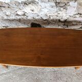 Scandinavian teak coffee table in the 70s