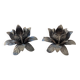 Lotus flower candle holders