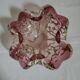 vintage purple glass ashtray